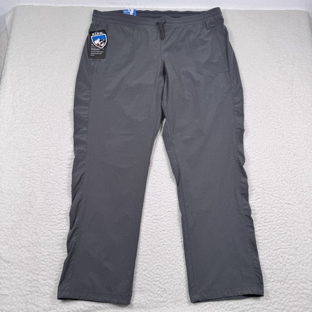 Kuhl Women's Straight-Leg Pants in Charcoal